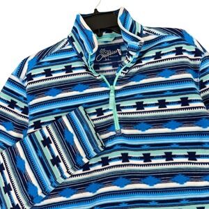 Chubbies Southwestern Fleece Quarter Zip‎ Pullover Mens S